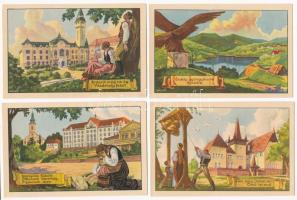 7 db RÉGI irredenta művészlap a Székely Egyetemi és Főiskolai Hallgatók egyesületének kiadásában / 7 pre-1945 Hungarian irredenta art postcards