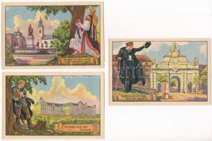 7 db RÉGI irredenta művészlap a Székely Egyetemi és Főiskolai Hallgatók egyesületének kiadásában / 7...