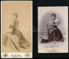 Szatmáry-Király, Rosenfeld, Karkovich, Zsembery család fotói, 7 db, vegyes méretben