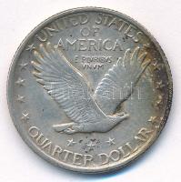 Amerikai Egyesült Államok 1920. 1/4$ Ag "Standing Liberty" T:2 patina
USA 1920. 1/4 Dolla...