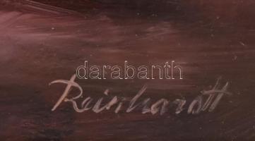 Reinhardt István (1936-): Virágcsendélet. Olaj, farost, jelzett, keretben, 70x50 cm