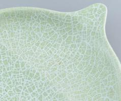 Iparművészeti Vállalatos Gorka tál, mázas kerámia, jelzett, apró mázlepattanás d: 30 cm