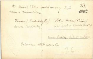 1927 Debrecen, Báró Baich Péter emlékverseny / Hungarian horse race. Berzéki műterem photo