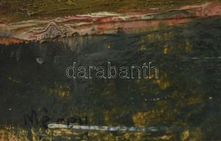 Mérey jelzéssel: Tengeri táj. Olaj,karton. Keretben. 30x21 cm