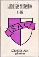 Körmendy Lajos: Labdarúgás Soroksáron. 1911-1986. Szerk.: ifj. Egervári Ferenc. Soroksár, 1992, magánkiadás. Kiadói papírkötés, kissé sérült, foltos borítóval. A szerző által DEDIKÁLT példány.