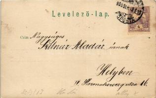 1900 Budapest, Lóverseny / Hungarian horse race. photo