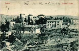 1910 Fiume, Rijeka; Tersato / castle (EK)
