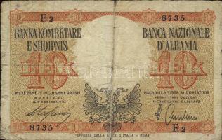 Albánia/olasz megszállás 1940. 10L T:IV