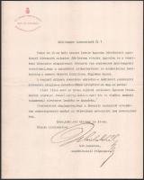 1913 Bécs, Viski Illés Jenő nemesi oklevéllel kapcsolatos 3 db dokumentum