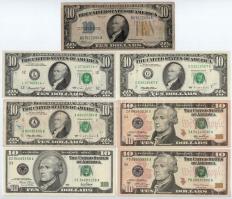 Amerikai Egyesült Államok 1919-1921. (1917.) 2$ "Willam S. Elliot - John Burke" + 1923-192...