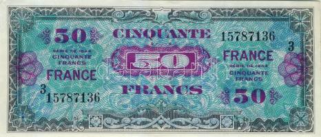 Franciaország/II. világháború/katonai kiadás 1944. 50Fr T:II