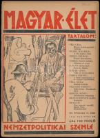 1943 Magyar Élet nemzetpolitikai szemle VIII. évfolyam 12. szám, gerince szakadt