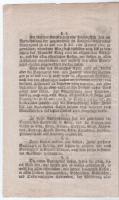 Ausztria / Bécs 1807.07.23. I. Ferenc pátense a bécsi városi bankócédulák átváltásáról, mellékelve e...