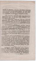 Ausztria / Bécs 1807.07.23. I. Ferenc pátense a bécsi városi bankócédulák átváltásáról, mellékelve e...