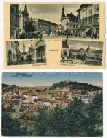 6 db RÉGI erdélyi város képeslap: Dés, Ada Kaleh, Déva, Brassó, Kolozsvár / 6 pre-1945 Transylvanian...