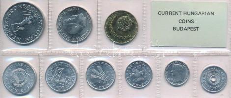 1974. 2f-10Ft (9xklf) érmés forgalmi sor fóliatokban T:1 Adamo FO7