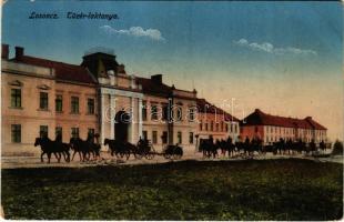 1917 Losonc, Lucenec; Tüzérlaktanya / K.u.K. military artillery barracks (EK)