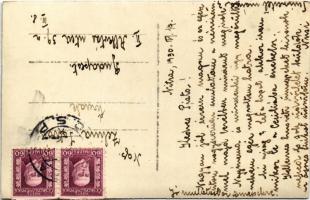 1930 Nyitra, Nitra; látkép, püspöki vár / general view, bishop's castle. photo