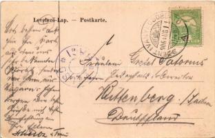 1906 Tátra, Magas-Tátra, Vysoké Tatry; Ferenc József-csúcs. Franz Pietschmann No. 1595. / Stít Frant...