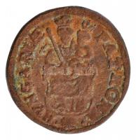 ~1704K-B Rézpoltura "II. Rákóczi Ferenc" Körmöcbánya, hátlapon veretkettőződés T:2-,3 pati...