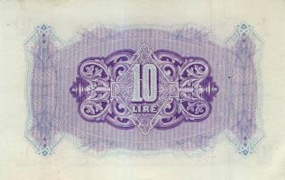 Líbia/II. világháború/angol megszállás/katonai kiadás 1943. 10L T:I-