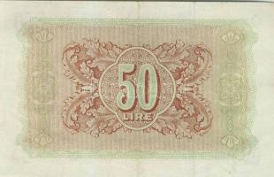 Líbia/II. világháború/angol megszállás/katonai kiadás 1943. 50L T:II