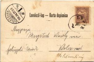 1900 Lipik, Marmorbäder, Curhotels, Trinkquelle / Márványfürdők, szállodák, gyógyforrás. Kiadja Wlas...