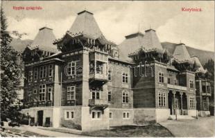 1910 Koritnyica, Korytnica; Hygiea gyógyház, fürdő szálloda. Komor Testvérek kiadása / villa, hotel, spa (EK)