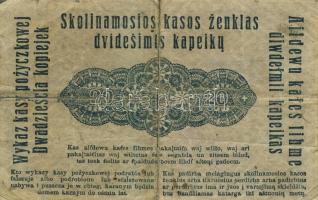 Oroszország/I. világháború/német megszállás/Darlehnkasse Ost, Posen 1916. 20k T:III/IV