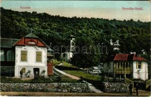 1908 Szováta-fürdő, Baile Sovata; nyaralók, Károly villa. Divald Károly 22-1908. / villas (EK)