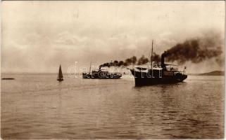 1928 Balaton, Gőzhajók a Balatonon (EK)