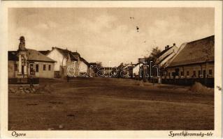 1928 Ozora, Szentháromság tér. Hamar Lajos kiadása