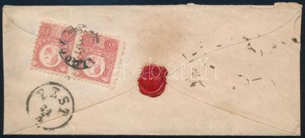 ~1872 3 x 5kr ajánlott levélen / on reigstered cover "GALGÓCZ"