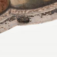 Ezüst (Ag) 2db népi szecessziós ékszertartó tálka, jelzett, 9x7cm, nettó:33g