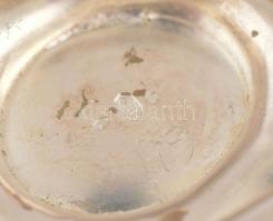 Ezüst (Ag) 2db lekvártartó, jelzett, m:5cm, nettó: 129g