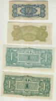 Burma/II. világháború/japán megszállás 1942-44. 1/4R, 1/2R, 1R (2x), 5R, 10R T:I,II,II- Összesen 6db...