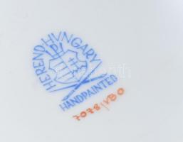 Herendi Viktória mintás, "trombita" váza, hibátlan, jelzett. M: 21,5cm