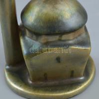 Zsolnay eozin mázas dzsámi, apró karcolással, jelzett, m:13 cm