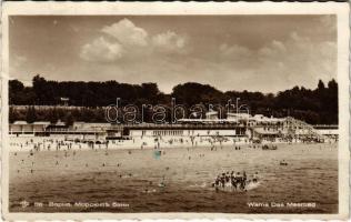 1936 Varna, Warna; Das Meerbad / beach, bathers