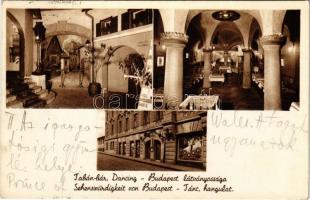 1937 Budapest I. Tabán-bár, dancing, tánc, hangulat, belső. Tervezték Strohmayer (Döbrentei tér 6.)