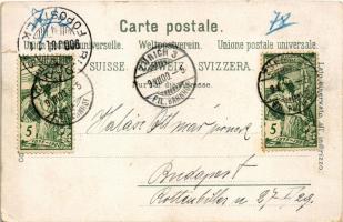 1900 Zürich, Zurich; Tonhalle / concert hall. Postkartenverlag Künzli (tear)