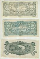 Malájföld / II.világháború / japán megszállás 1942-45. 12klf bankjegy benne jobbak T:I,II,III