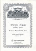 2000. "Pannonia Terra - Történelmi értékpapír levelezési árverés" elkelési listával