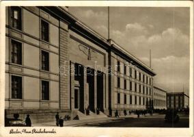 1941 Berlin, Neue Reichskanzlei / Reich Chancellery with guards. NSDAP German Nazi Party propaganda (EK)