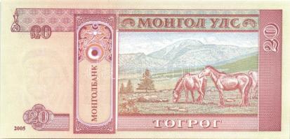 Mongólia 1955-2005. 16klf bankjegy T:I