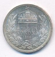 1915KB 1K Ag "Ferenc József" T:1,1- kis ph. 
Adamo K5.1