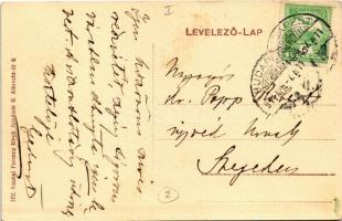 1911 Budapest I. Báró Gerliczy palota. Dísz tér 14. sz. Kaukal Ferenc felvétele (Ma már homlokzati d...