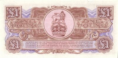Nagy-Britannia 1950-es, 60-as, 70-es évek katonai bankjegyek 6klf T:I