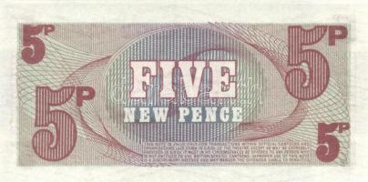 Nagy-Britannia 1950-es, 60-as, 70-es évek katonai bankjegyek 6klf T:I