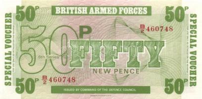 Nagy-Britannia 1950-es, 60-as, 70-es évek katonai bankjegyek 6klf T:I